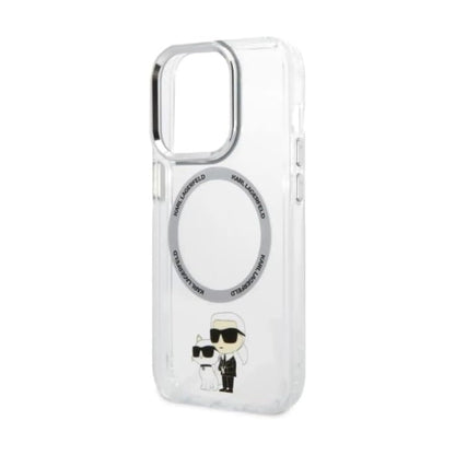 Karl Lagerfeld IML Karl & Choupette NFT MagSafe Case, Transparent - iPhone 14 Pro Max