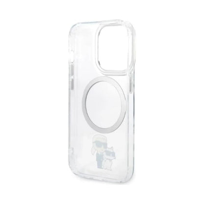 Karl Lagerfeld IML Karl & Choupette NFT MagSafe Case, Transparent - iPhone 14 Pro Max