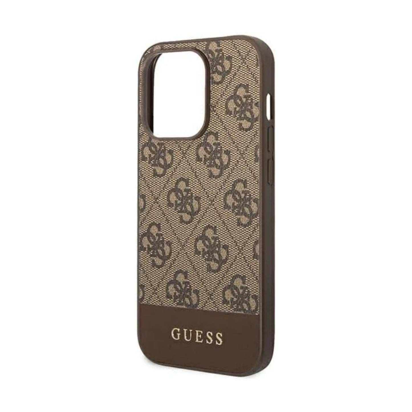 Guess 4G Stripe Logo Case Braun – iPhone 14 Pro