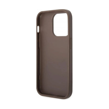 Guess Hülle 4G Stripe Print Braun – iPhone 14 Pro Max