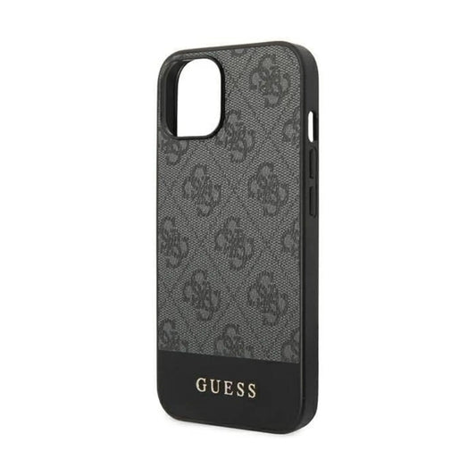 Guess 4G Stripe Logo Hülle Grau – iPhone 14
