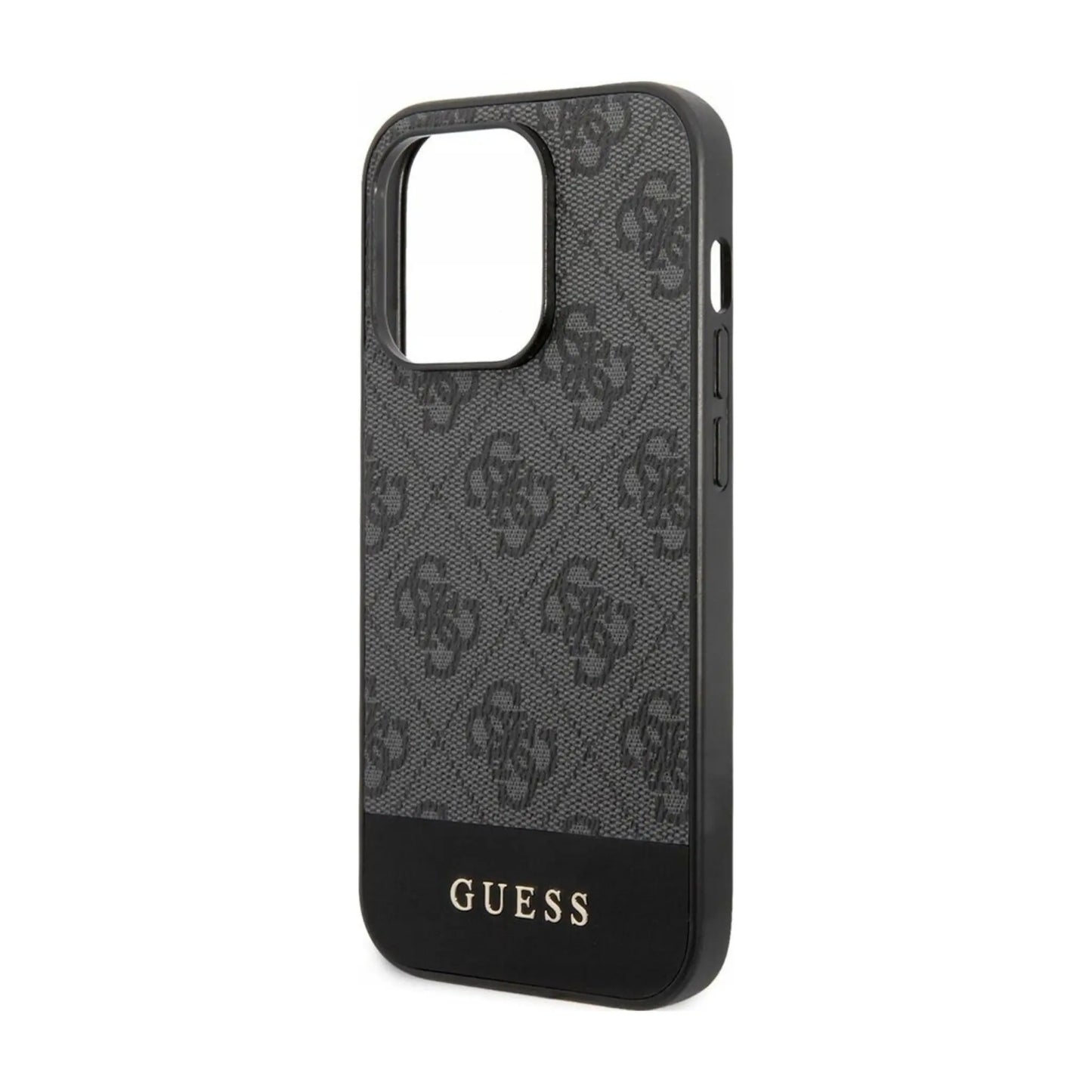 Guess Hülle 4G Stripe Back Cover Grau – iPhone 14 Pro