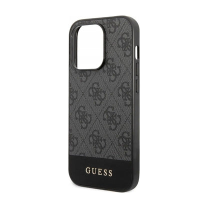 Guess Hülle 4G Stripe Back Cover Grau – iPhone 14 Pro