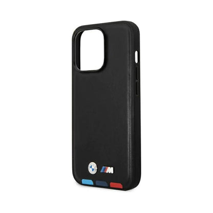 BMW iPhone 14 Pro Hülle BMHMP14L22PTDK, Schwarz – Tricolor MagSafe