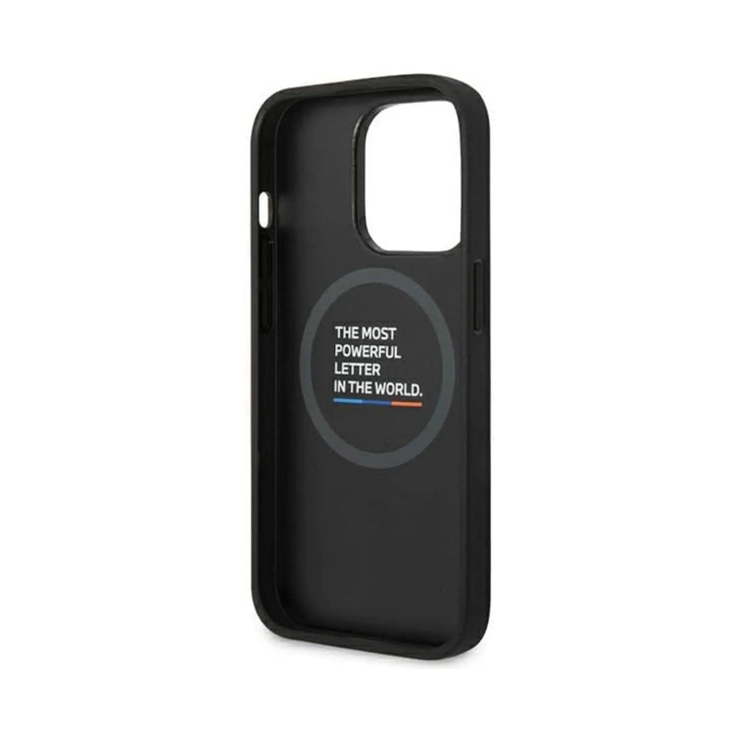 BMW iPhone 14 Pro Hülle BMHMP14L22PTDK, Schwarz – Tricolor MagSafe