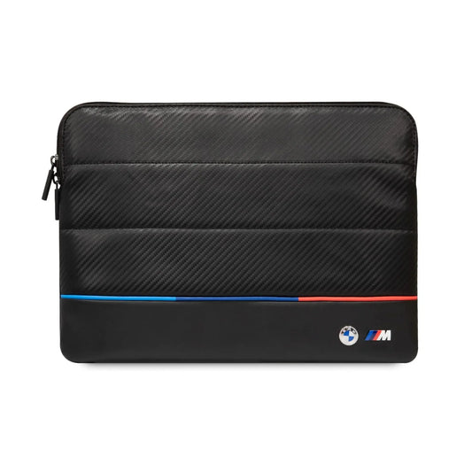 BMW Laptop-Hülle 14", Schwarz – Carbon Tricolor