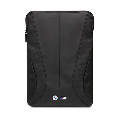 BMW Laptophülle Carbon Perforiert Schwarz – 14 Zoll