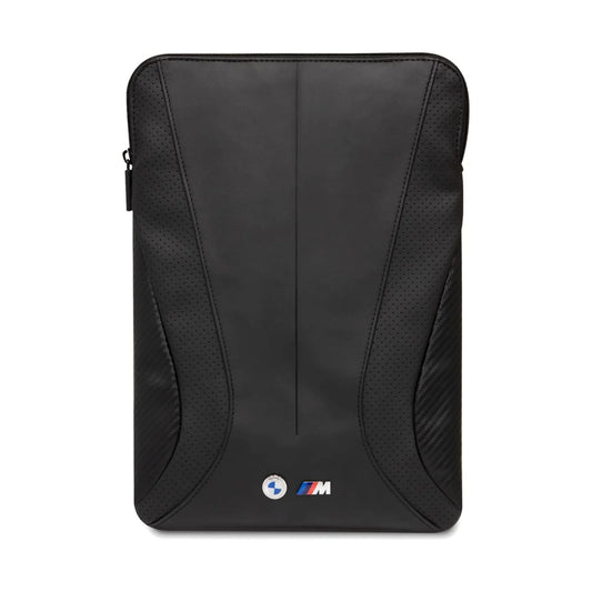 BMW Laptophülle Carbon Perforiert Schwarz – 14 Zoll