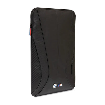 BMW Laptophülle Carbon Perforiert Schwarz – 14 Zoll