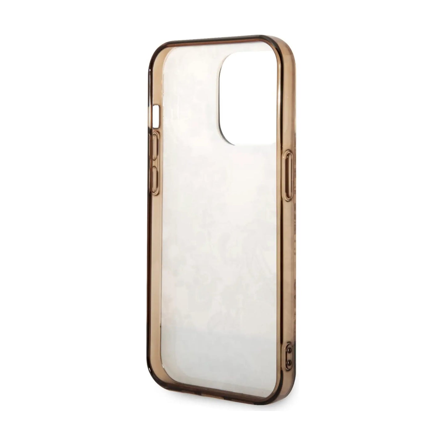 Guess GUHCP14XHGPLHC Hülle Hardcase Porcelain Brown - iPhone 14 Pro Max