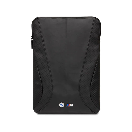 BMW Laptop-Hülle 16", Schwarz – Carbon & Perforiert