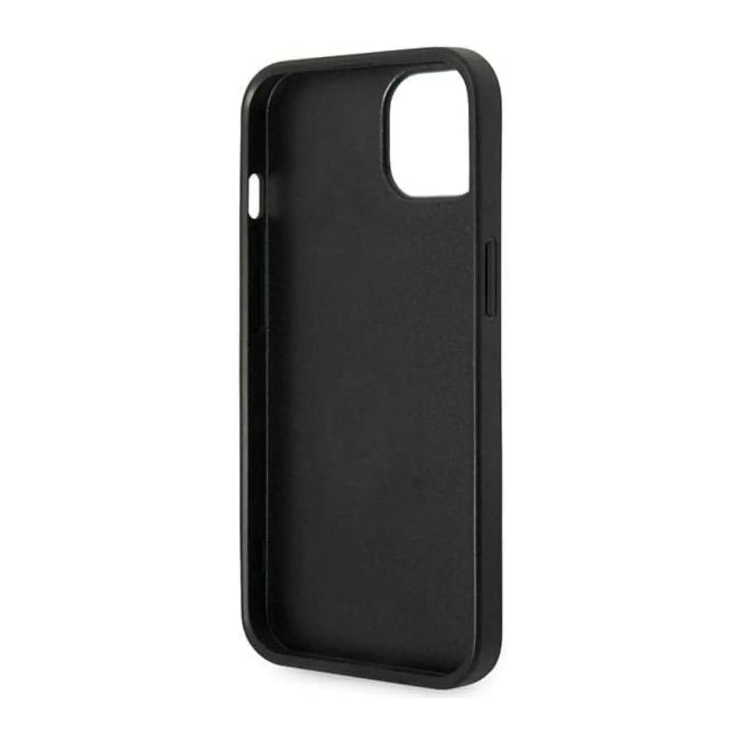 Karl Lagerfeld Glitzer Plakette Logo Case, Schwarz - iPhone 14 Plus
