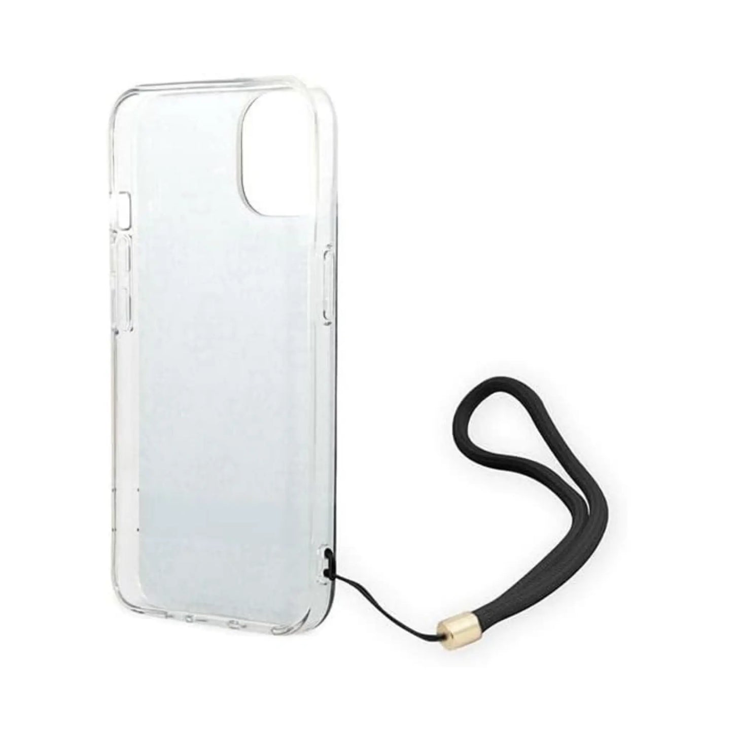 Guess Hülle 4G Print Strap Collection Schwarz - iPhone 14