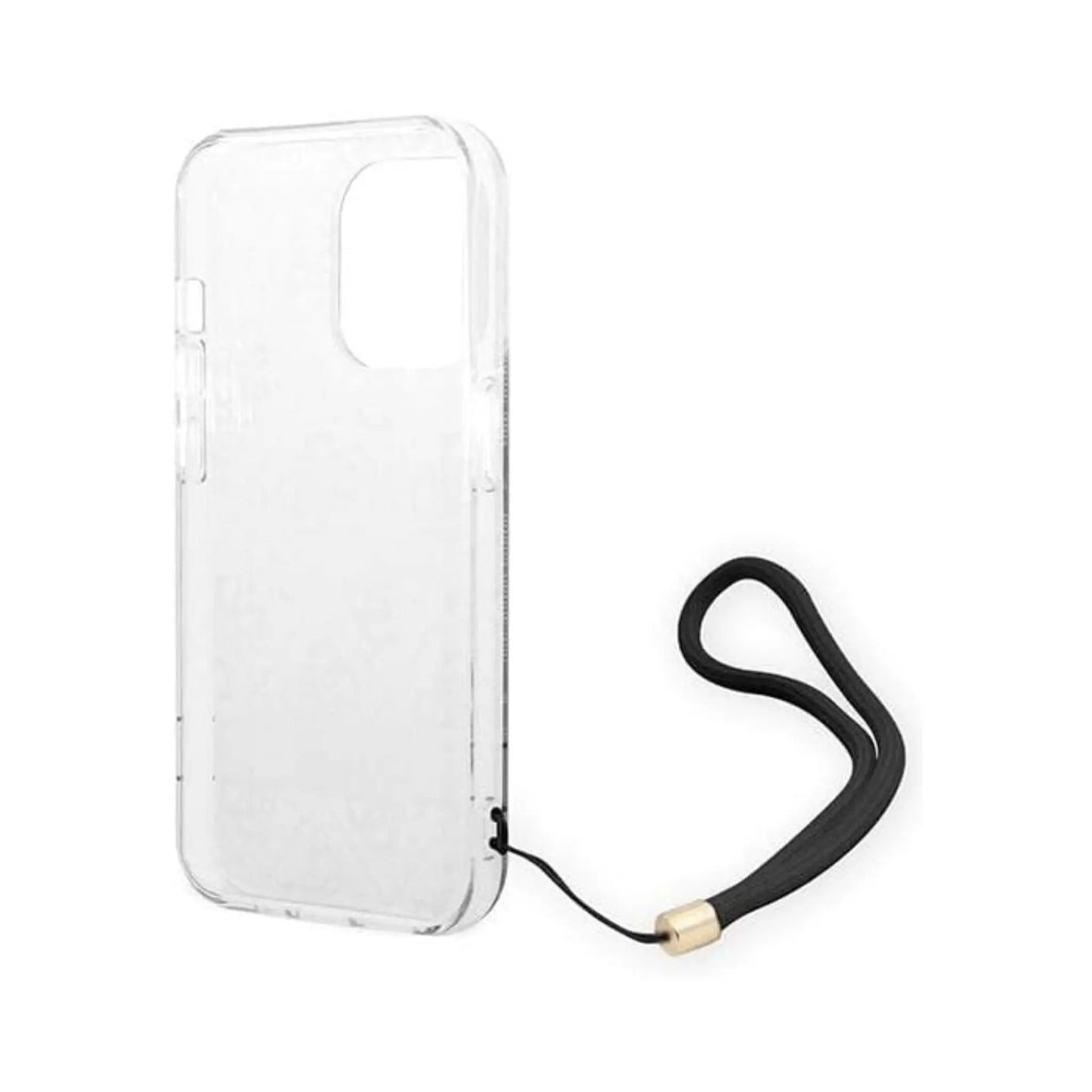 Guess GUOHCP14XH4STK 4G Print Strap Case, Schwarz – iPhone 14 Pro Max