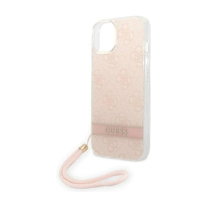 Guess Hülle GUOHCP14MH4STP Rosa - iPhone 14 Plus