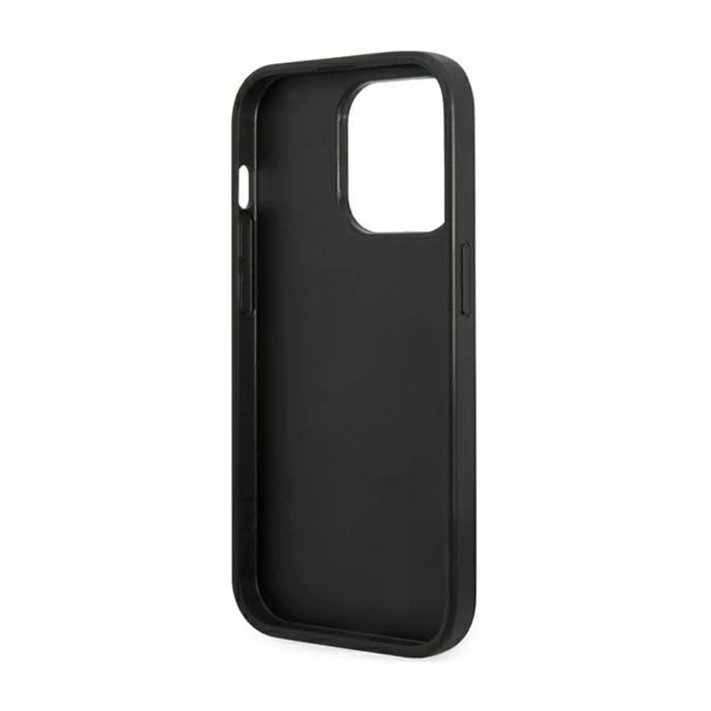 Guess 4G Metall Gold Logo Hülle Grau – iPhone 14 Pro Max