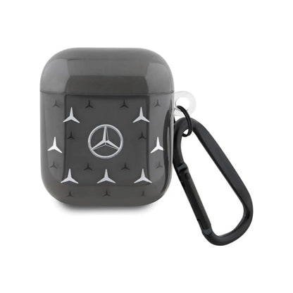 Mercedes Large Star Pattern Case, Schwarz – AirPods 1/2 Gen