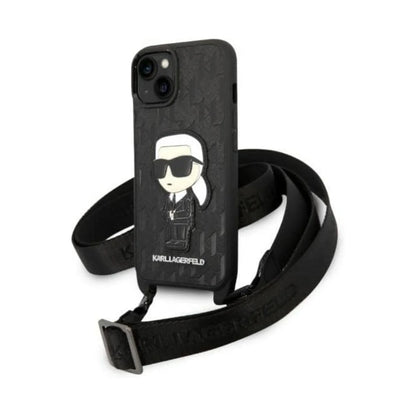 Karl Lagerfeld Hülle NFT Monogram Ikonik Patch Schwarz – iPhone 14 Plus