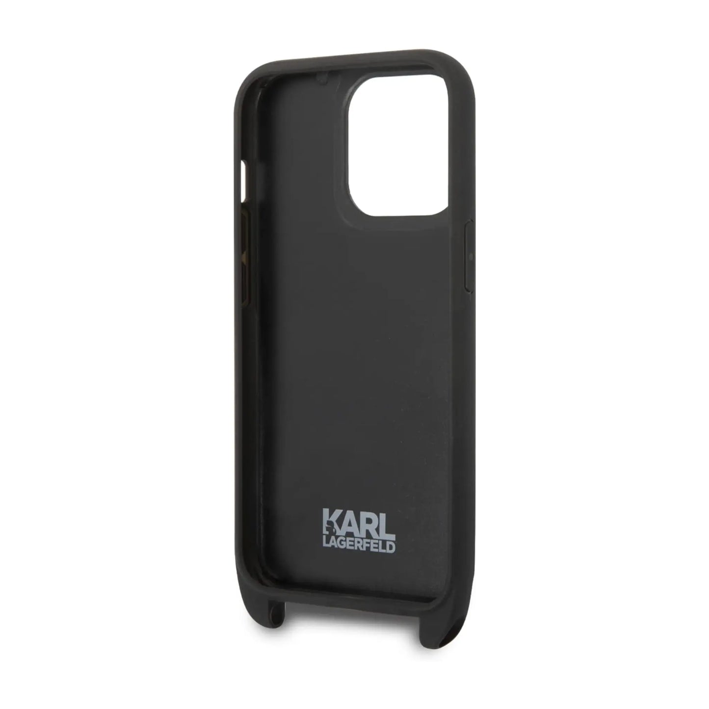 Karl Lagerfeld NFT Monogram Ikonik Patch Case, Schwarz - iPhone 14 Pro