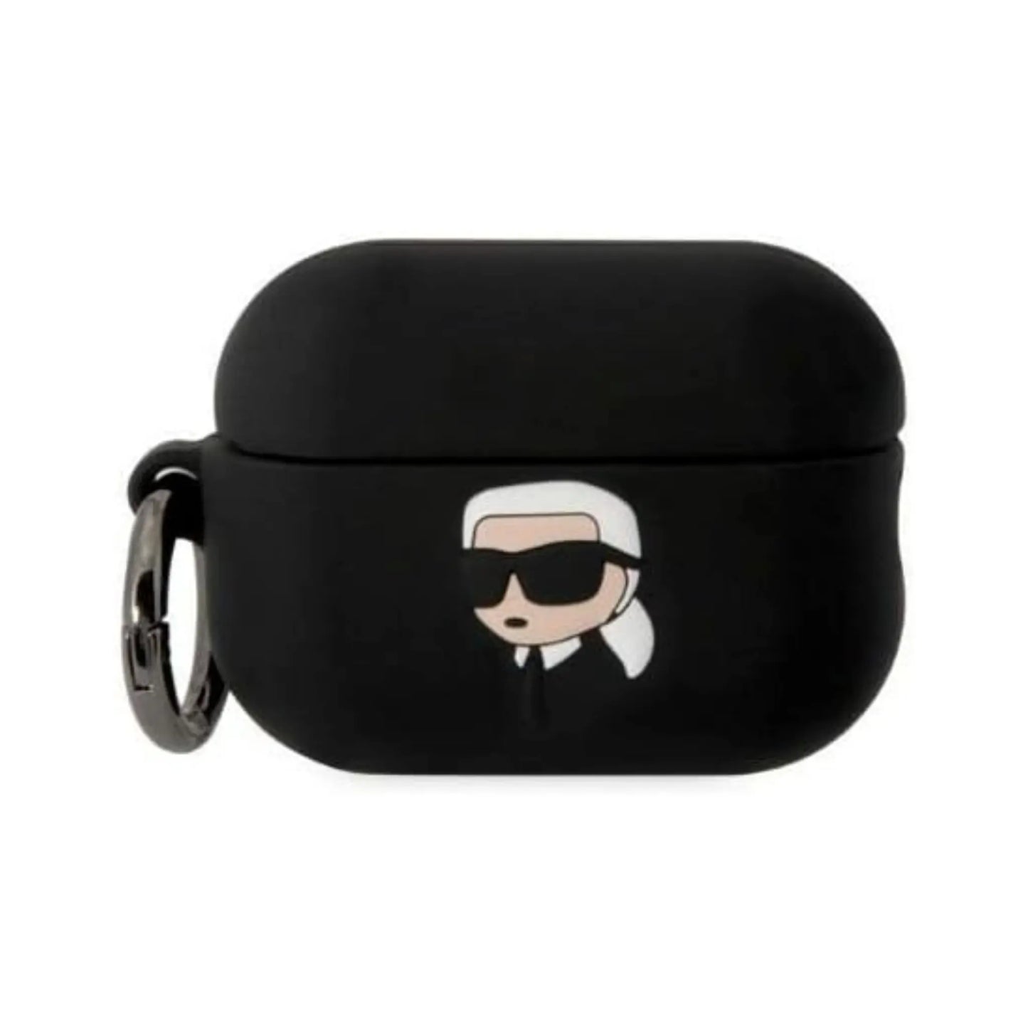 Karl Lagerfeld Hülle Silicone 3D Karl Head Schwarz – Für AirPods Pro 2