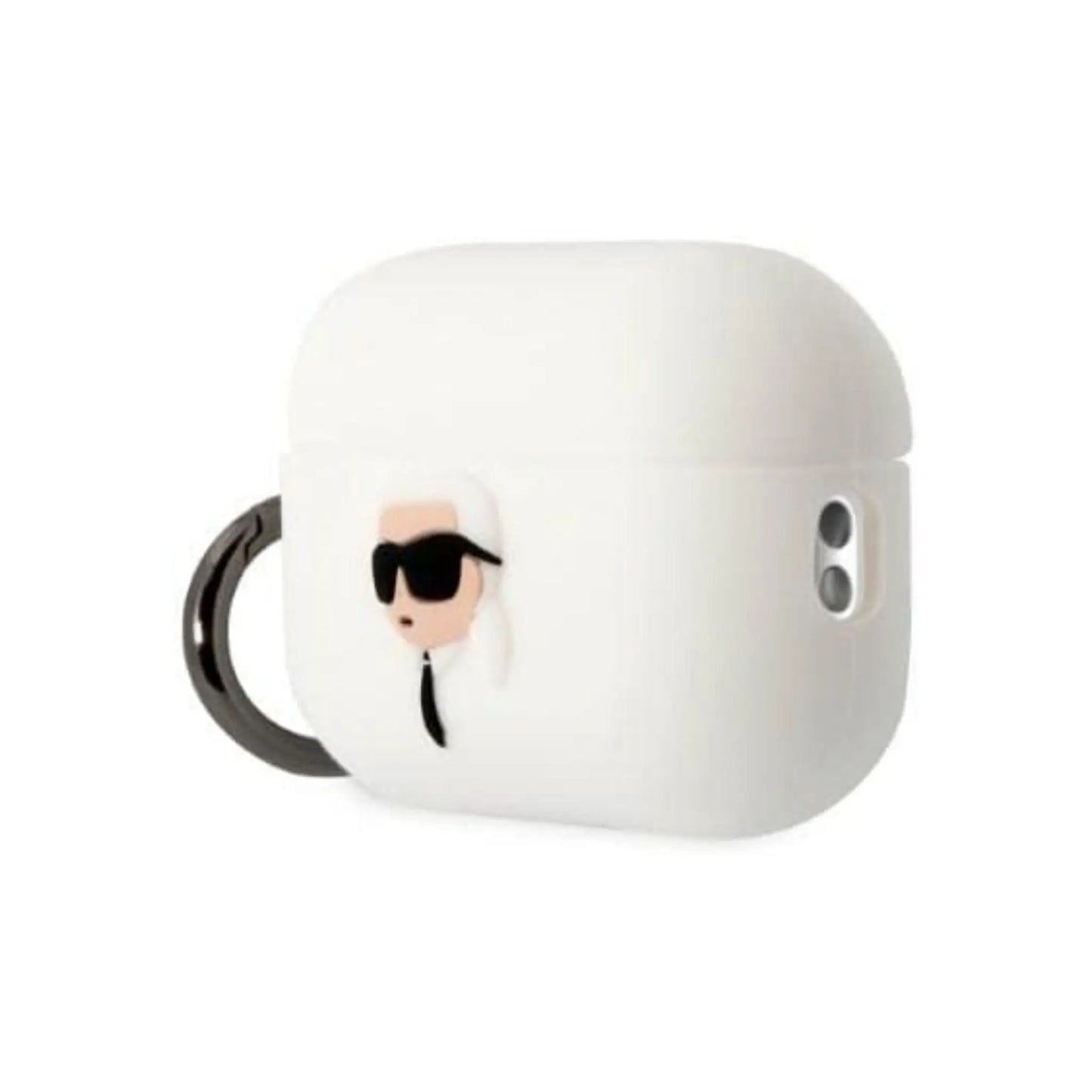 Karl Lagerfeld Silikon Karl Kopf 3D Case, Weiß - AirPods Pro 2