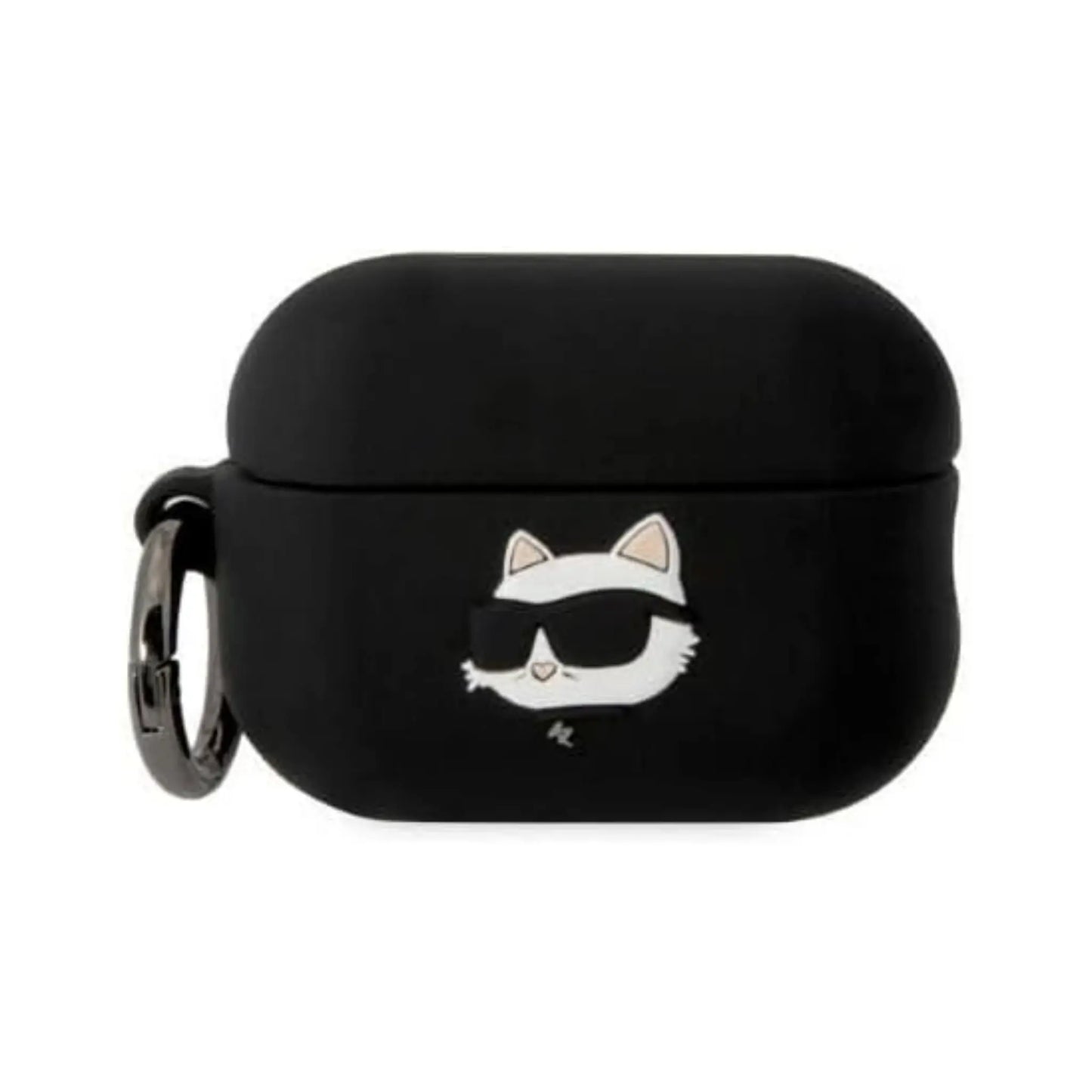 Karl Lagerfeld Silikon Choupette Kopf 3D Case, Schwarz - AirPods Pro 2
