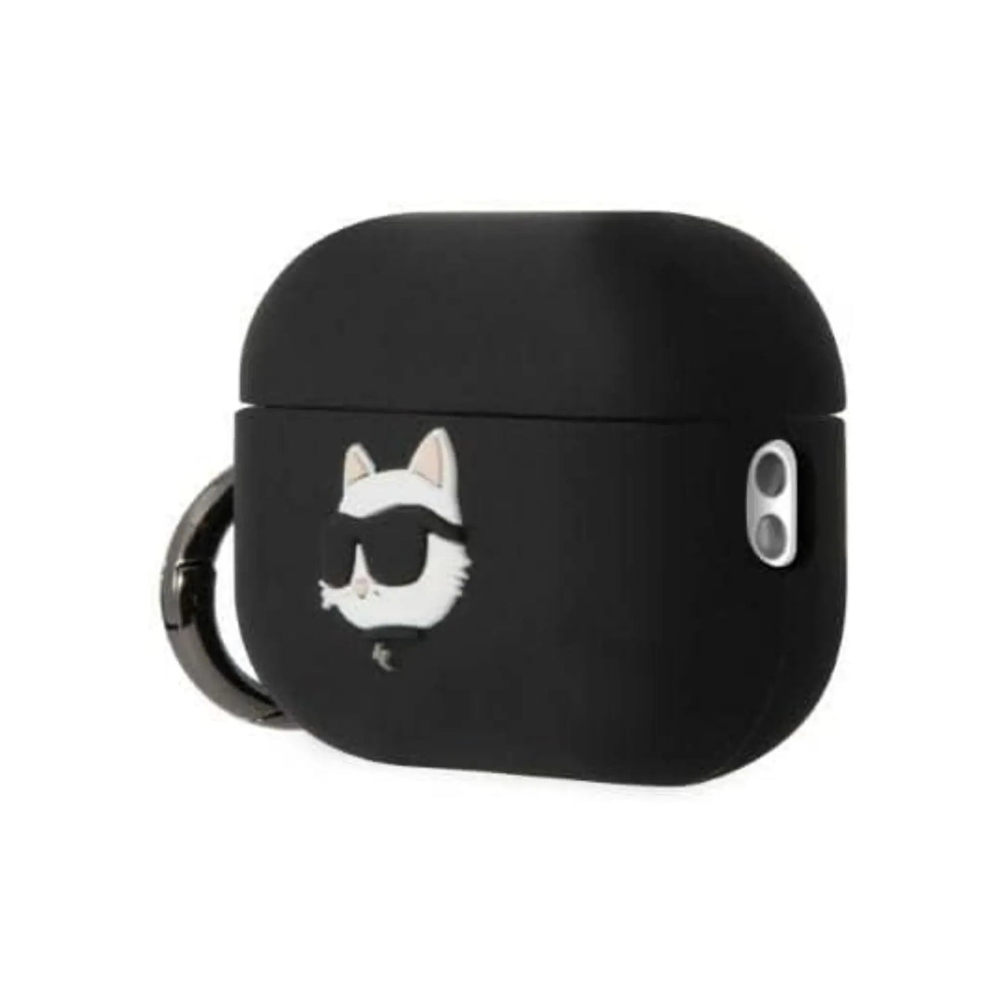 Karl Lagerfeld Silikon Choupette Kopf 3D Case, Schwarz - AirPods Pro 2