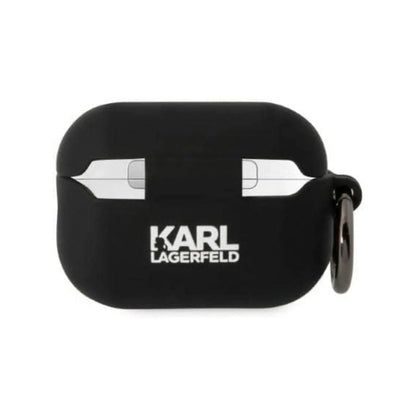 Karl Lagerfeld Silikon Choupette Kopf 3D Case, Schwarz - AirPods Pro 2