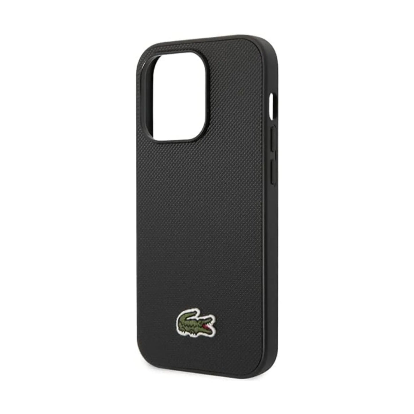 Lacoste Hülle LCHMP14XPVCK Iconic Petit Pique Schwarz – iPhone 14 Pro Max
