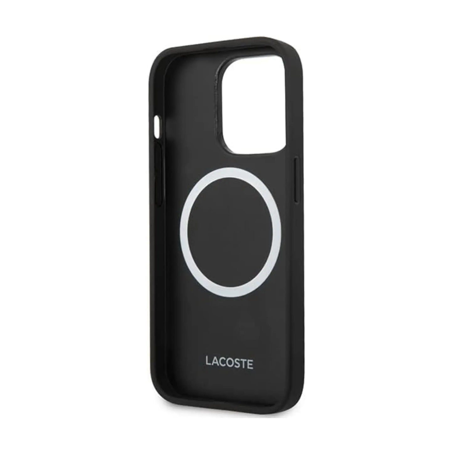 Lacoste Hülle LCHMP14XPVCK Iconic Petit Pique Schwarz – iPhone 14 Pro Max