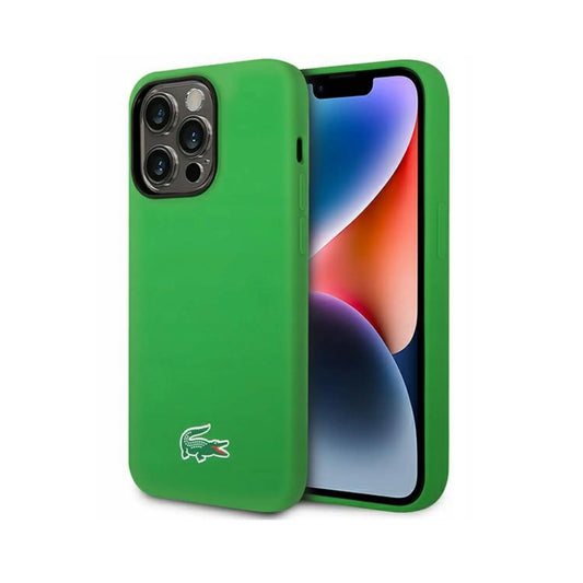 Lacoste Hülle Silikon Back Cover Grün – iPhone 14 Pro Max