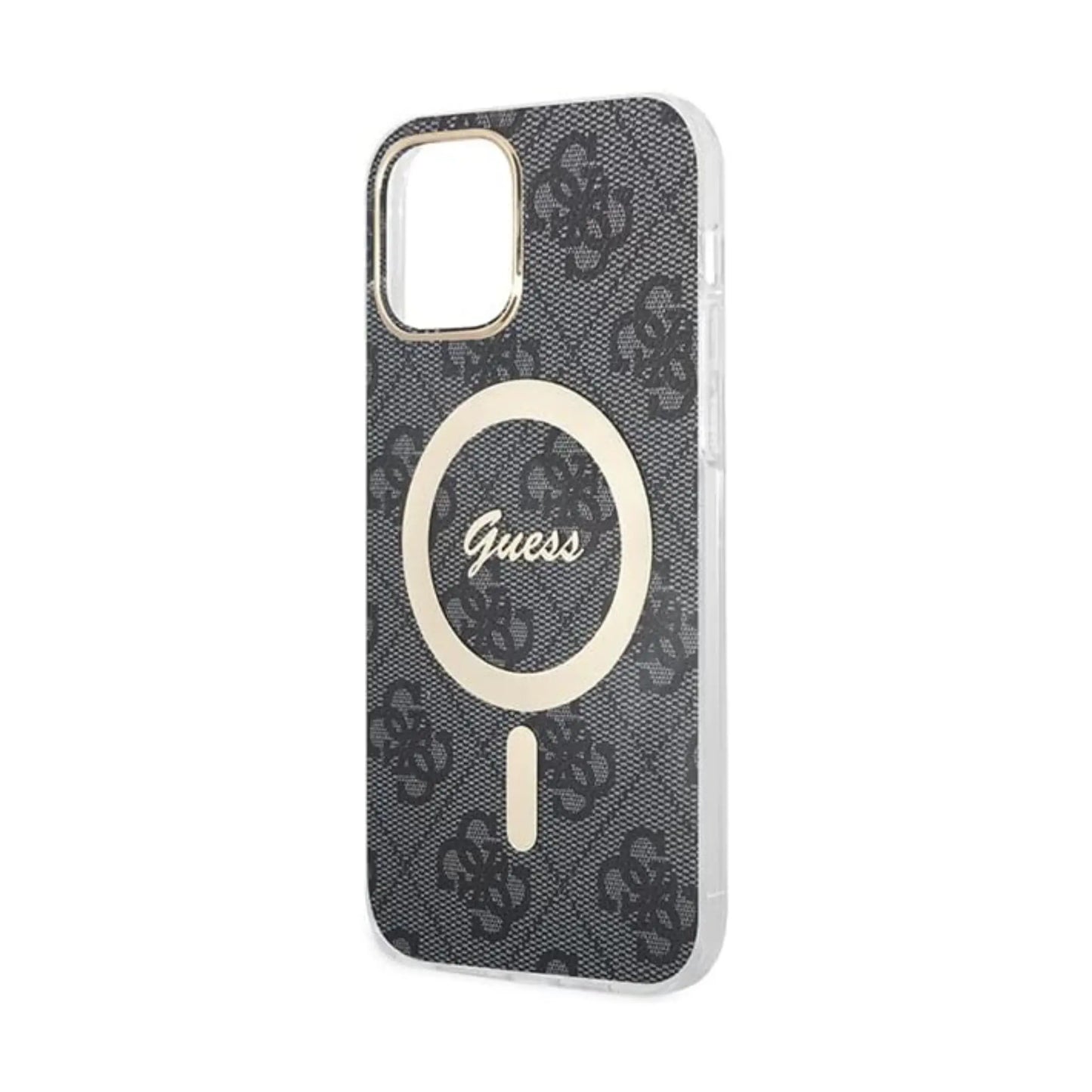 Guess Bundle Pack MagSafe 4G Schwarz-Gold - iPhone 12 / 12 Pro