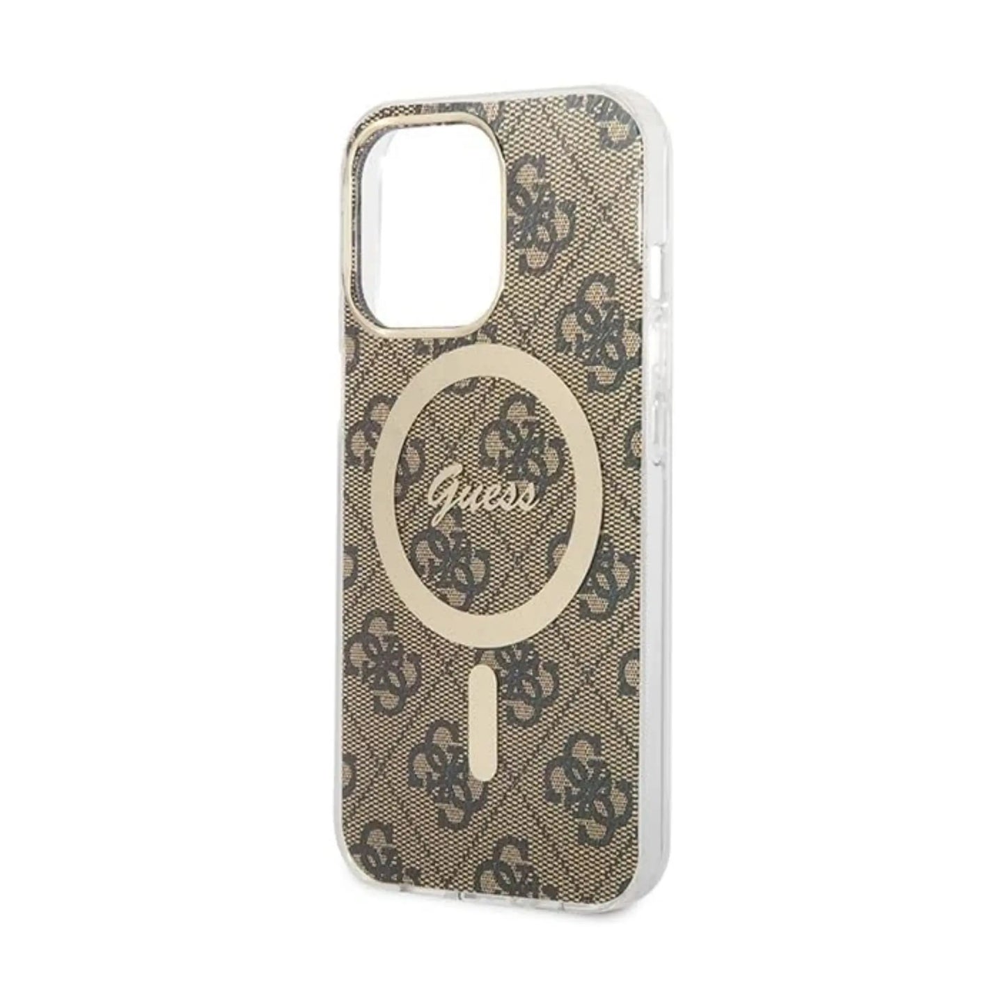 Guess Bundle Pack MagSafe 4G Braun-Gold - iPhone 13 Pro Max