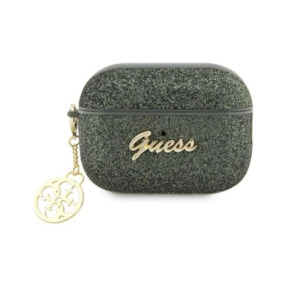 Guess AirPods Pro 2 Hülle, Grün – 4G Glitter Flake