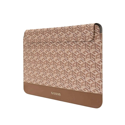 Guess GCube Stripes Laptop Bag, Braun – bis 16 Zoll