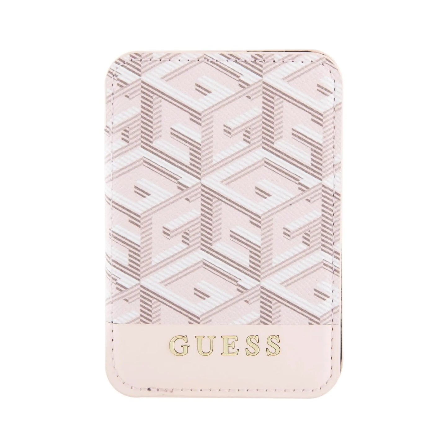 Guess Kartenhalter MagSafe G Cube Stripe Pink - Wallet