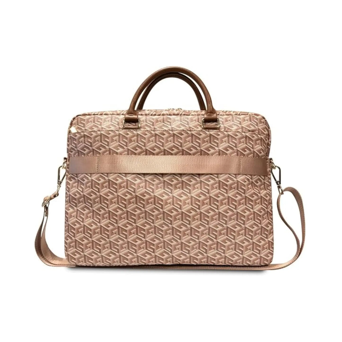Guess GUCB15HGCFSEW Laptoptasche Gcube Stripes Braun - 16 Zoll