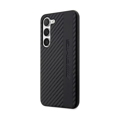 AMG Hülle Carbon-Streifen Prägung Schwarz – Galaxy S23
