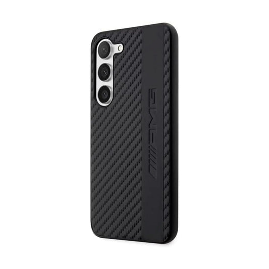 AMG Hülle Carbon-Streifen Prägung Schwarz – Galaxy S23