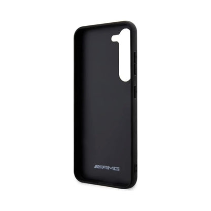 AMG Galaxy S23+ Hülle, Schwarz – Carbon-Streifen & Prägung