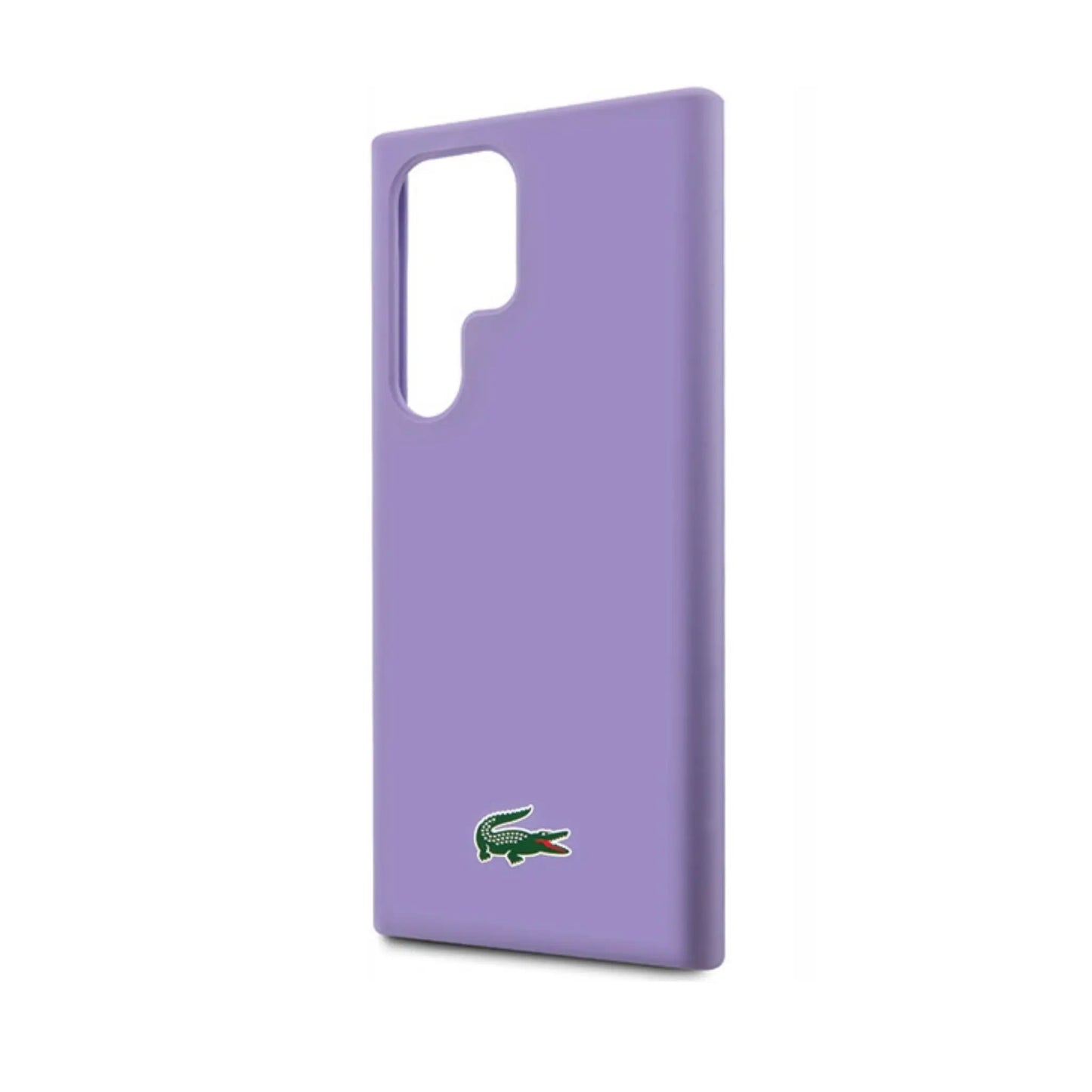 Lacoste Hülle Silicone Croc Logo Violett – Galaxy S23 Ultra