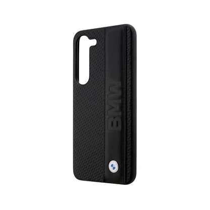 BMW Galaxy S23 Hülle, Schwarz – Textured & Stripe Hardcase