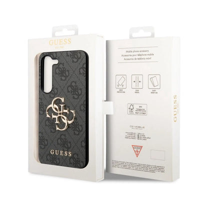 Guess Galaxy S23 Plus Hülle, Grau – 4G Big Metal Logo