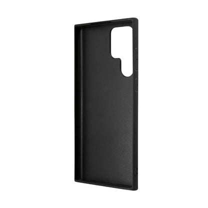 Guess 4G Metal Logo Case, Schwarz - Galaxy S23 Ultra