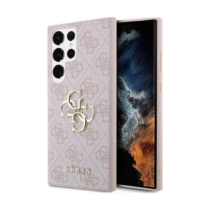 Guess Hülle 4G Big Metal Logo Rosa – Galaxy S23 Ultra