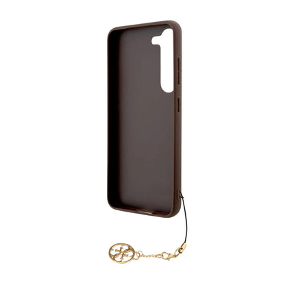 Guess Hülle 4G Charms Kollektion Braun - Galaxy S23