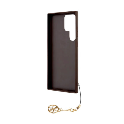 Guess 4G Charms Hülle Braun – Galaxy S23 Ultra