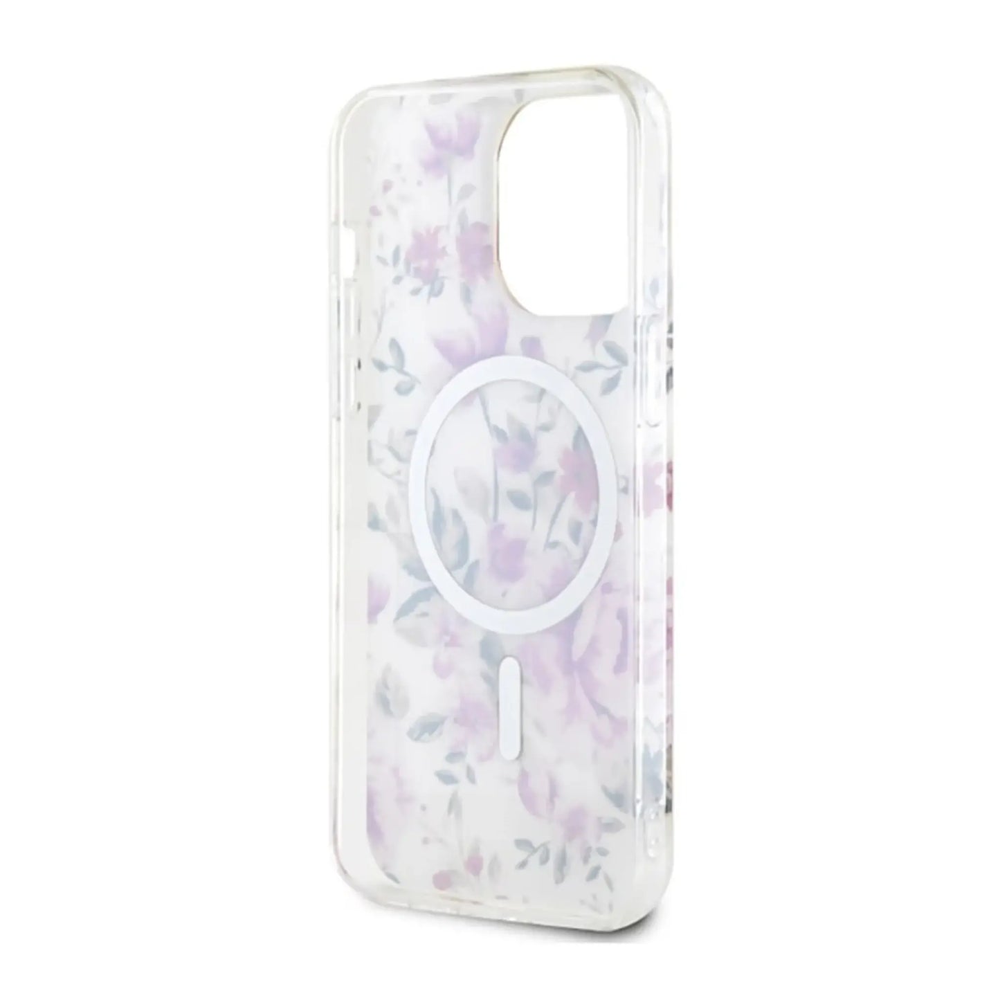 Guess Hülle Flower MagSafe Transparent - iPhone 14 Pro Max