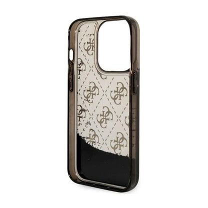 Guess Liquid Glitter 4G Hülle Schwarz – iPhone 14 Pro