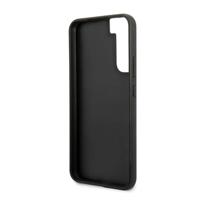 Guess GUHCS23MG4GFGR 4G Metal Gold Logo Case, Grau – Galaxy S23+